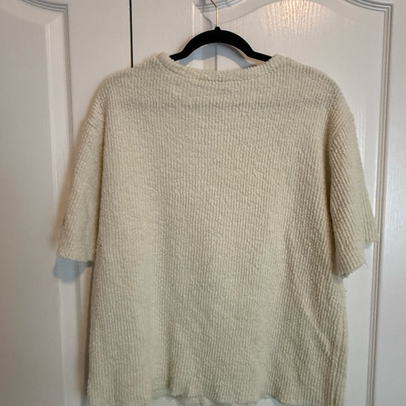 ZARA Cozy Cream Knit Sweater - Picture 2 of 4